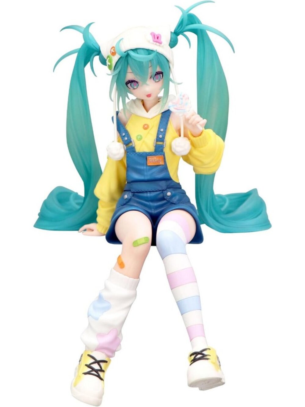 Hatsune Miku Noodle Stopper Figure - Cute Lollipop Design, Collectible Anime